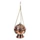 Copper Hanging Incense Burner 10cm x 12.5cm