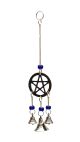 Hanging Pentacle Brass Bells