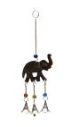 Hanging Elephant Brass Bells